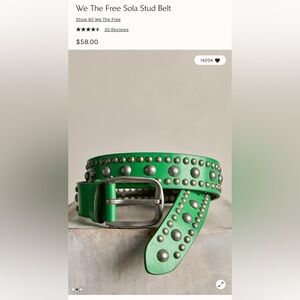 We The Free Sola Stud Belt L/XL